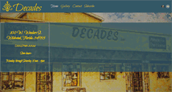Desktop Screenshot of decadeshomedecor.com