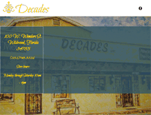 Tablet Screenshot of decadeshomedecor.com